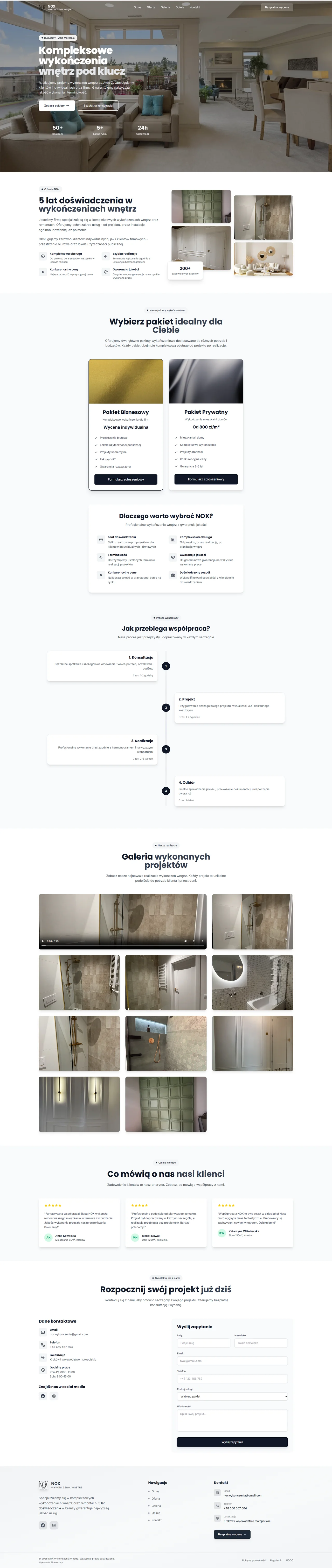 NOX Wykończenia